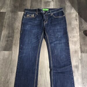Rock and Roll Denim Jeans-Pistol Straight